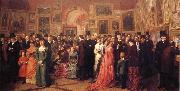 William Powell  Frith, Private View of the Royal Academy 1881